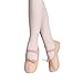 Stelle Ballet Shoes for Girls Toddler Genuine Leather Ballet Dance Slippers for Toddler/Little/Big Kids/Boys(7MT,Ballet Pink,with Tie)