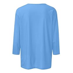 Women's Tops 3/4 Sleeve Elbow Sleeve Tops Women for