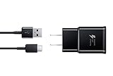 Samsung Fast Charge USB-C 15W Wall Charger - Black- Galaxy Note8, Galaxy S8, and Galaxy S8+ Inbox Replacement - Retail Packaging (Renewed)