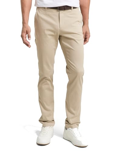 TOM TAILOR Pantaloni da Uomo, 16764 - Light Cashmere, 32W x 36L