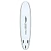 Bestway Inflatable Hydro-Force Wave Edge 10 Foot x 27 inches Stand Up Paddle Board with Non-Slip Deck, SUP Accessories, Inflation Pump and Travel Bag, White
