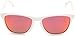 Oakley Mens Frogskins 24-307 Iridium Cat Eye Sunglasses,Polished White Frame/Ruby Lens,55 mm