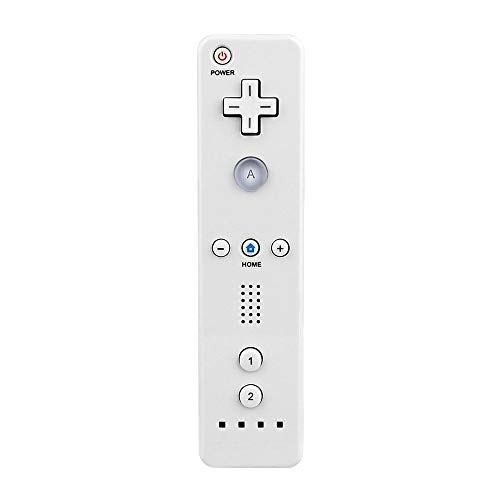 Wii Remote Controller for Wii/Wii U Console, Wiimote Controller for Nintendo (NO Skin NO Wrist Strap NO MotionPlus Inside), White - Thumbnail 7