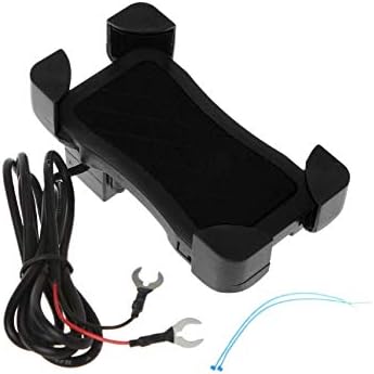 Safeseed Bike Mobile Mount/Stand with USB Charger Mobile Holder (Black)