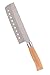 Hecef Stainless Steel Forged Japanese Nakiri Knife with Hollow Edge Sharped Blades (Nakiri 7inch)