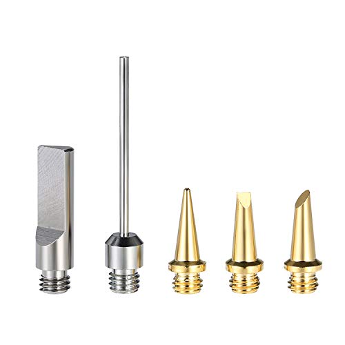 Soldering Iron Tips For HS-1115K Pro Butane Gas Soldering Iron Kit Replacement Tips Welding Tools and Accessories 5pcs