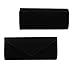 Jubileens Wedding Evening Party Velvet Clutch Bag Retro Envelope Cross Body Handbag (black)