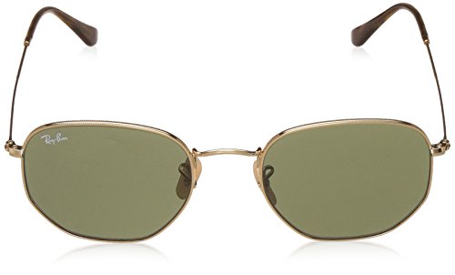 Ray-Ban Men's Metal Man Square Sunglasses, Gold, 54.1 mm