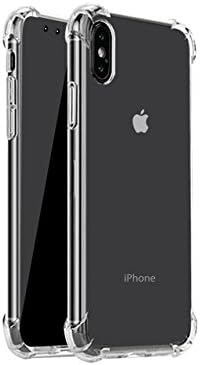 IPhone X/10 Clear Bumper Cover Ultra thin slim TPU Transparent Sillicone flexible case airbag at four corners air cushion anti-fall cell phone case protective reinforced corners shock drop proof