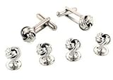 Knot Cufflinks and Studs Set for Tuxedo by Men's Collections