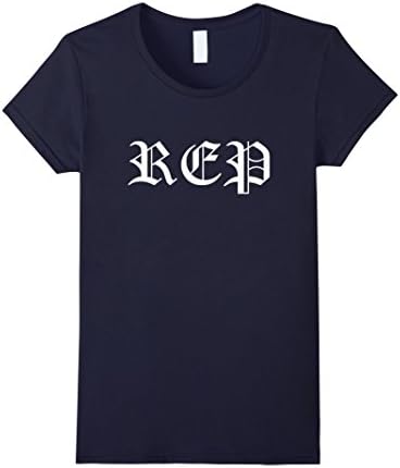 Womens Reputation Rep T-Shirts XL Navy