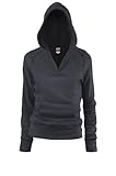 Soffe Junior's Fleece Deep V-Neck Hoodie