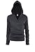Soffe Junior's Fleece Deep V-Neck Hoodie