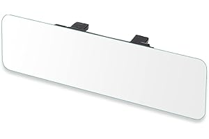 SkycropHD (Upgrade) Rear View Mirror Frameless Car Interior Rearview Mirror Panoramic Wide Angle to Eliminate Blind Spots Fla