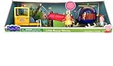 Peppa Pig Rescue Vehicles Play Set with Miss Rabbit Little Helicopter, Grandad Dog Tow Truck, Little Red Car
