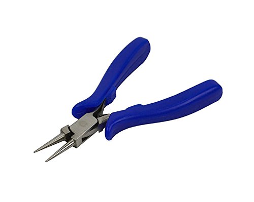5" 127 mm Round Nose Pliers w/ Comfort Grip Jewelry Making Wiring Metal Forming Repair Tool