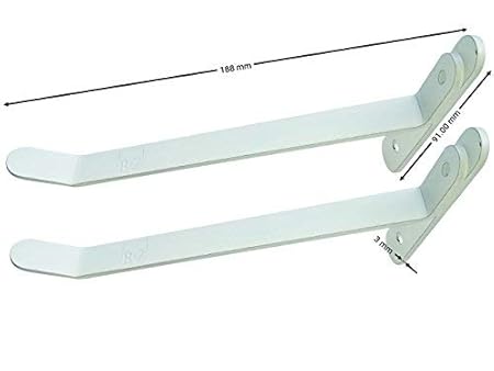 White Rounded Radiator Shelf 48x6 Inch 1200x150x18mm Mastershelf