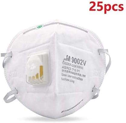 mask 9002V 9001V dustproof and anti-fog pm2.5 anti-industrial dust ventilation for men and women with breathing valve (9002Vhead25pcs)