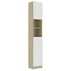 vidaXL-Armario-Lavadora-Cuarto-de-Bano-Alto-Estante-para-Lavadero-Estanteria-Mueble-Almacenamiento-Almacenaje-Toallas
