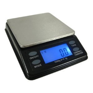 US BALANCE Mini Bench Digital Pocket Scale, 1000 x 0.1gm, Black/Silver
