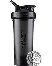 BlenderBottle Classic V2 Shaker Bottle Perfect for Protein Shakes and Pre Workout, 28-Ounce, Black