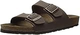 Birkenstock Arizona Mocha Birkibuc Sandal 35 R (US Women's 4-4.5)