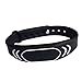 125KHZ RFID Wristbands EM4100 Silicone Bracelet Black Adjustable (Black-2pcs)