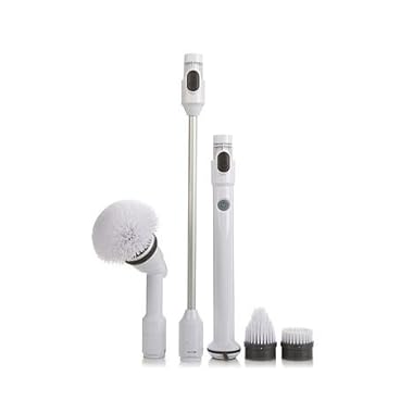 Turbo Scrub Ontel 360 Cordless Power Scrubber, One Size, White