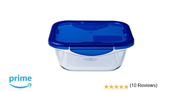 Pyrex Cook & Go Recipiente Cuadrado 21X21CM 170CL con Tapa Cook&GO ...