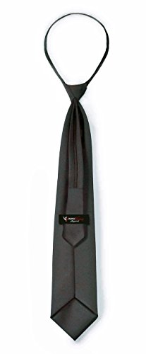 Aero Phoenix Career Pilot Uniform Zipper Tie - Dark Navy - 21" XL - Polyester / Wool