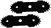 Ryobi Homelite Replacement Edger Blade for UT45100 (2 Pack) # 33301261G-2PK