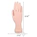 2Pcs Practice Hand for Acrylic Nails, Audio Nail Art Training Hand,Fake Hand for Nails Practice, Flexible Bendable Manicure Hand Practice Tool