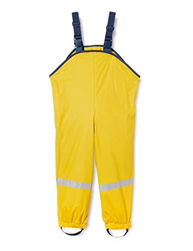 Playshoes Mixte Regenlatzhose Pantalon De Pluie, Jaune (Jaune), 8 ans EU
