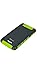 BLU CandyShield PC+TPU case for Studio 5.0C HD - Carrying Case - Retail Packaging - Black+Neon Yellow