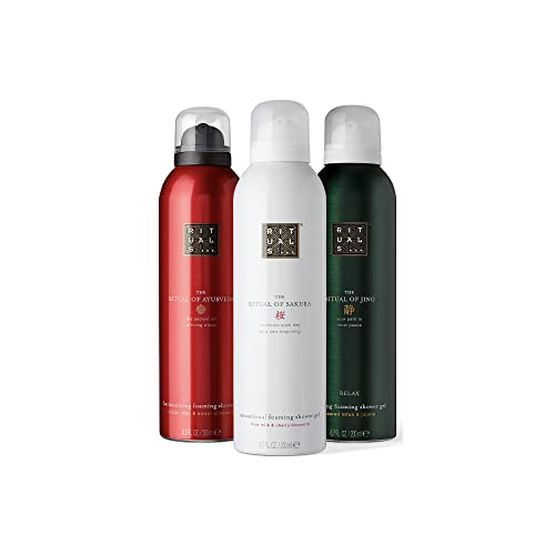 RITUALS Ayurveda Jing Sakura Foaming Shower Gel Value Pack - 6.7 Fl Oz ...