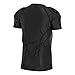 TUOYR Padded Shirt Youth Boys Padded Compression Sports Protective T-Shirt Rib Chest Protector Extreme Exercise