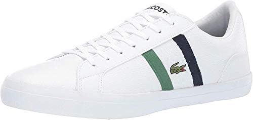 lacoste lerond white navy