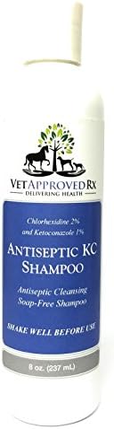 VetApprovedRx AntiSeptic KC Shampoo (Generic KetoChlor) 8 oz Bottle