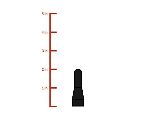 The Stubby Jr Antenna Replacement | Chevy Colorado 2015-2018 | 2 inches | Made in USA | Installs in Seconds | Break, Chip, & Fade Resistant