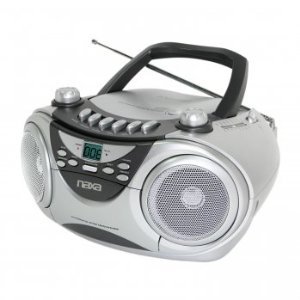 Naxa Npb241 Portable Cd Player Am/fm Radio & Cassette Player/recorder