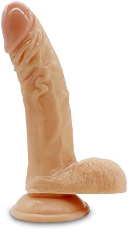 VAKALEN Classical Realistic D-ild-o, 8.5 Inch Length/1.77 Inches Diameter D-ild-os with Suction Cup Made of Safe and Health TPE Materail, Private Packaging
