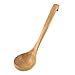 Amico Kitchen Hook End Straight Handle Wood Soup Porriage Spoon Ladle Light Brown