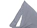 DreamHome Microfiber Pillowcases, Set of 2 (Standard, Grey)