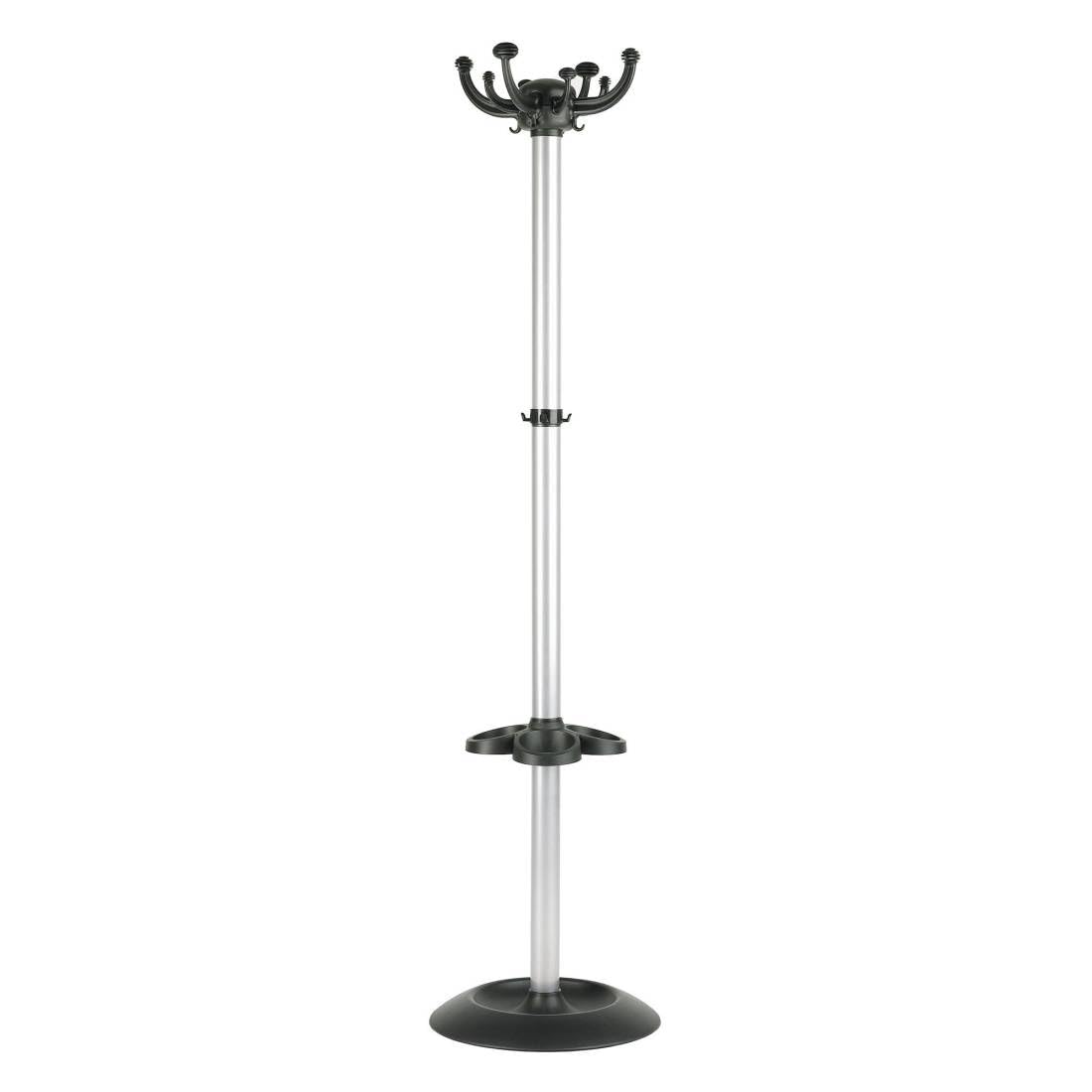 Ergosit Coat Rack 168 cm Jolly 8 Seater Black/Grey [APUJOL/G]