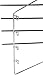 Multi Bar Pant Hanger with PVC Coating - Swing Arms for Better Convenience - No Slip Multiple Pant Hanger - By Utopia Home