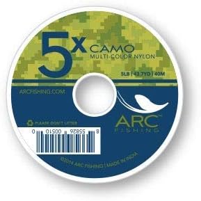 ARC Fishing Camo Tippet CAMO 6X