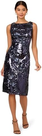 adrianna by adrianna papell women's beaded dolman-sleeve dress Black Beaded Chiffon Ankle Length Gown With Dolman Sleeves