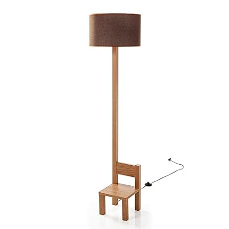 Wood Design Floor Lamp Lamp Shade With E27 Lamp Base