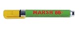 MARSH Alcohol Based FX Pigmented Type Valve Activated Marker, Yellow (Pack of 12)