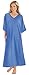Collections Etc Women's Terry Cloth Caftan Loungewear